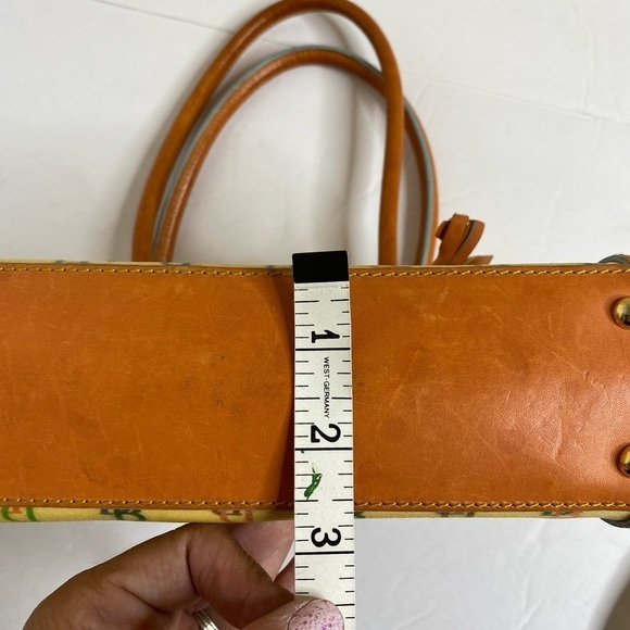 Dooney & Bourke Orange Monogram Coated Canvas Bag - Picture 9 of 10